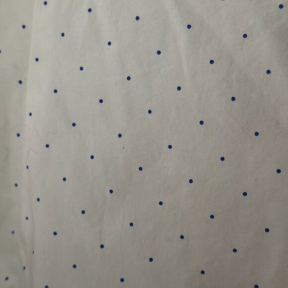 White Dotted Bonobos Button Down Shirt Mens - Picture 4 of 5